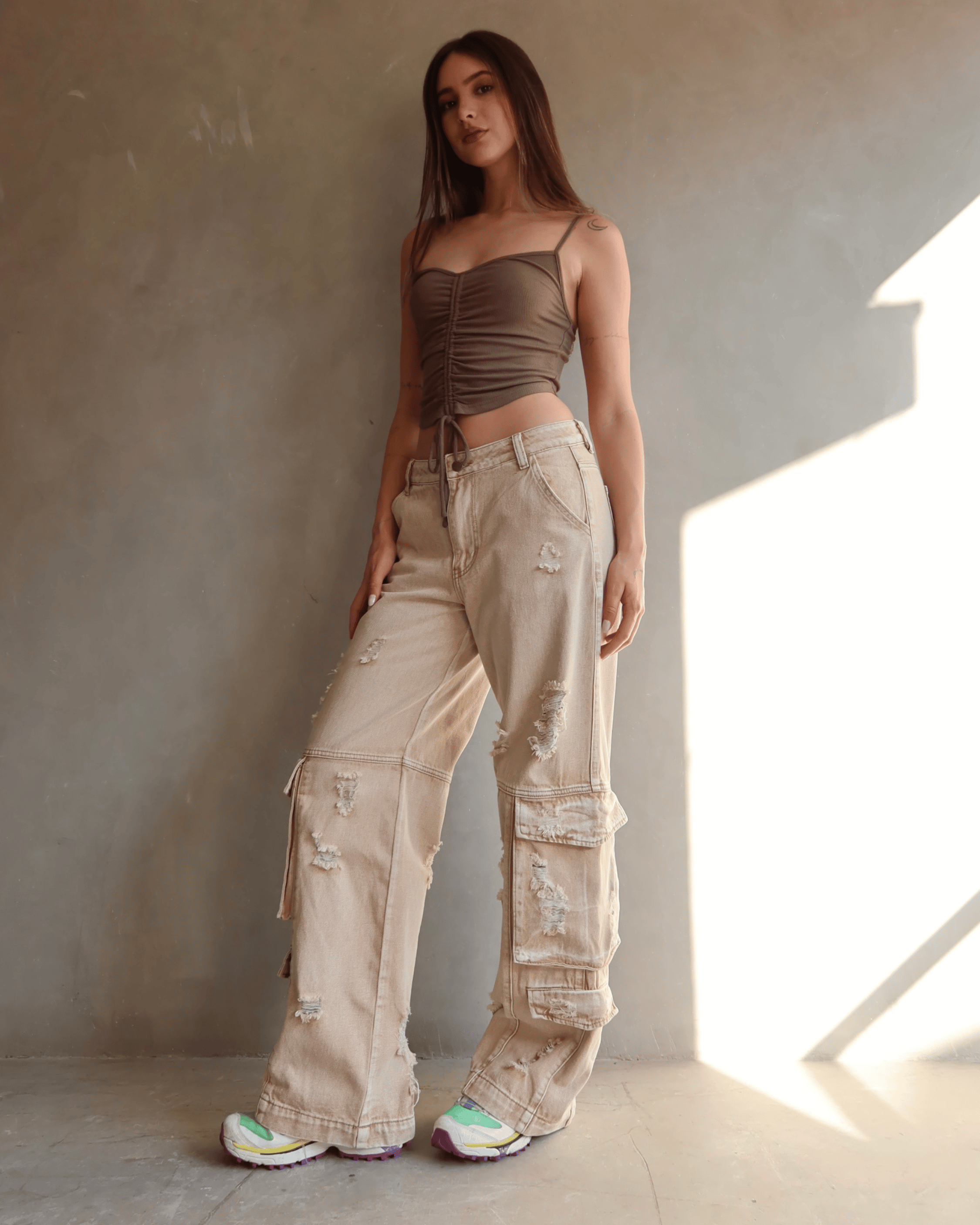 JEAN PREMIUM CARGO DESTROYED NUDE