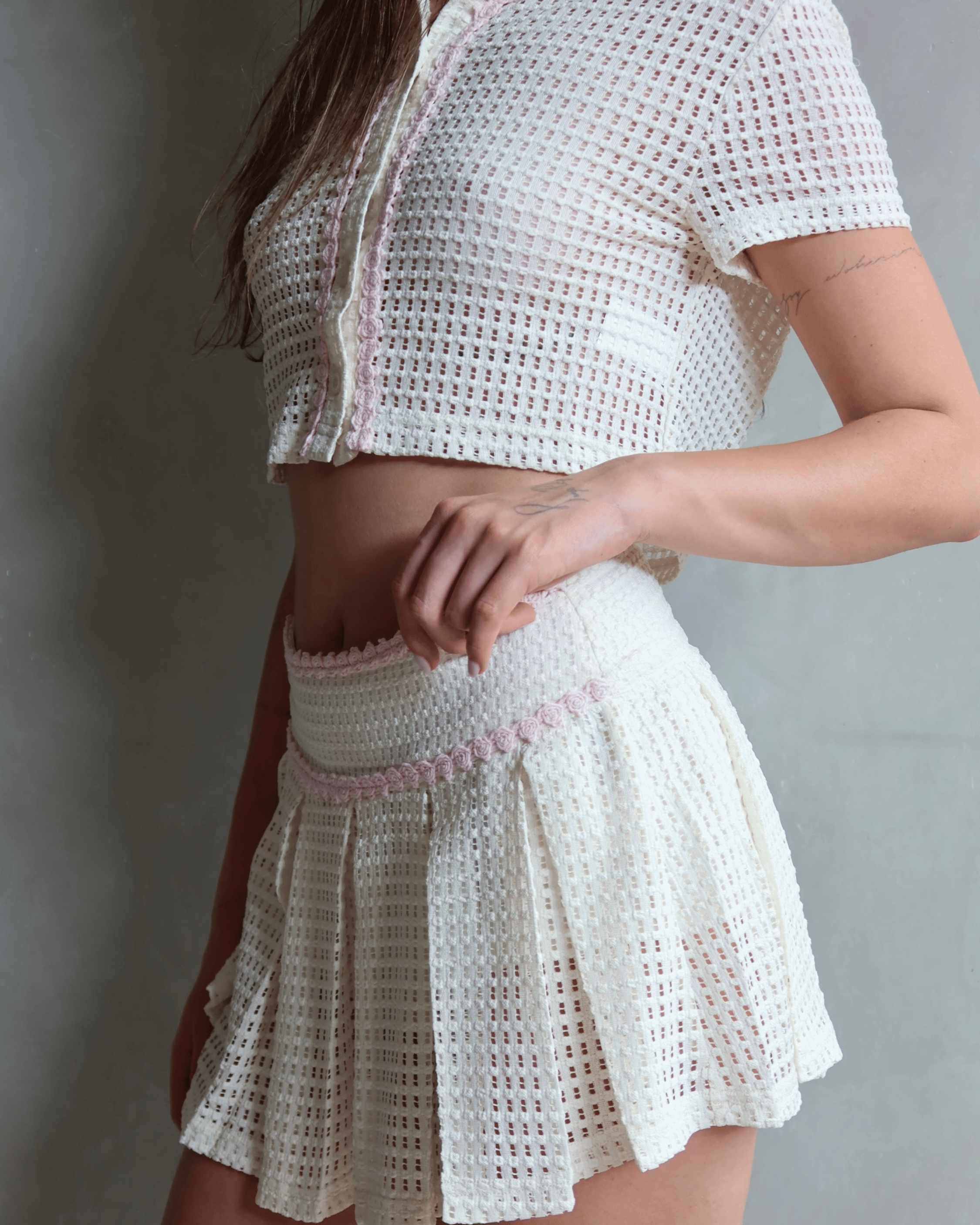 CAMISA TEJIDA ROSIE BEIGE