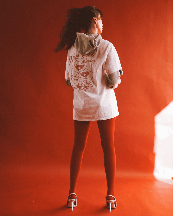 NEW YORK CAMISETA ROSA