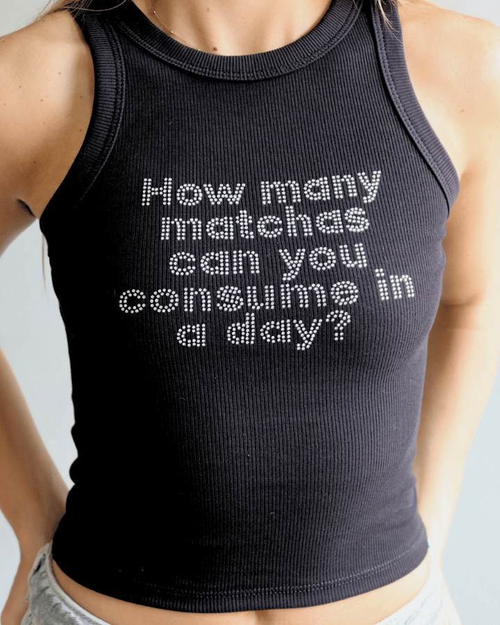 TANK TOP PRIORITIZING NEGRO
