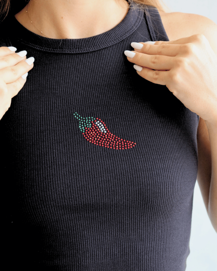 TANK TOP CHILI NEGRO