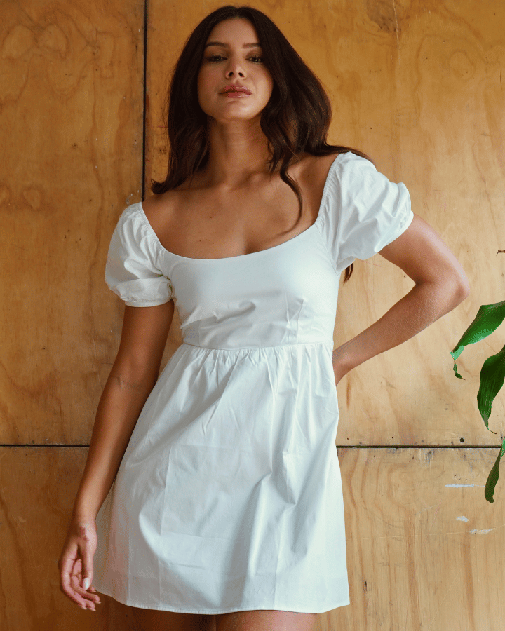 MINI VESTIDO ARIA BLANCO