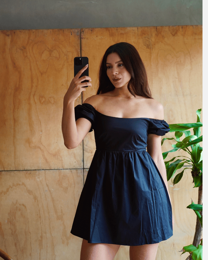 MINI VESTIDO ARIA NEGRO