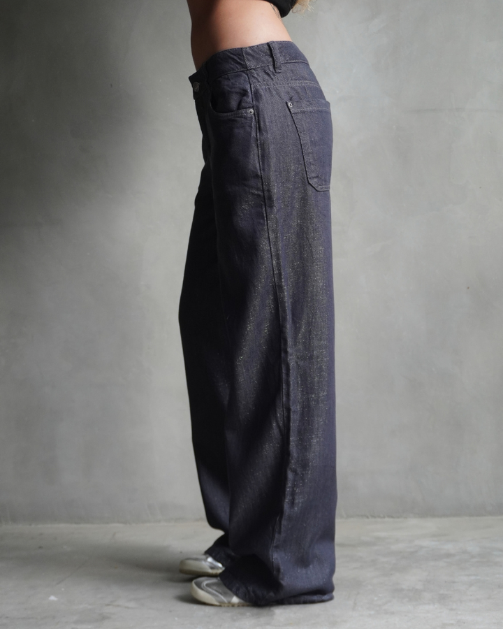 JEAN RECTO LIVIANO STELLAR LUREX BRILLANTE GRIS