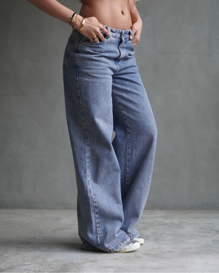 JEAN ANCHO STRAIGHT COTTON CANDY WASH AZUL
