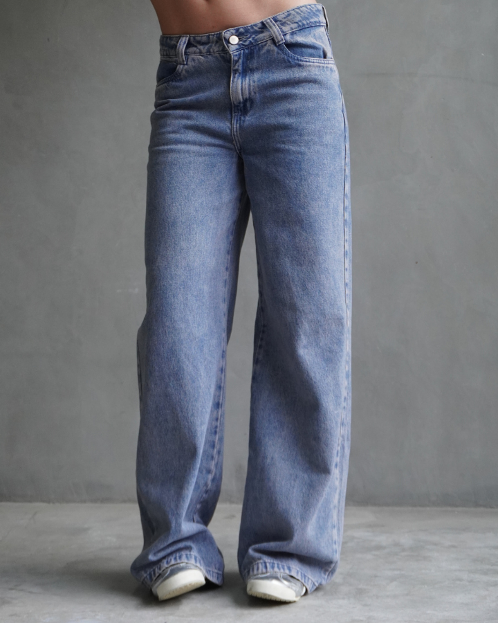 JEAN ANCHO STRAIGHT COTTON CANDY WASH AZUL