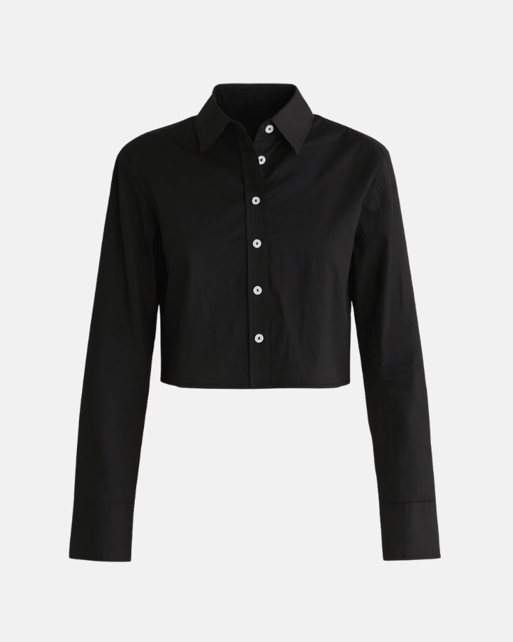 CAMISA MANGA LARGA ANTITHESIS NEGRA
