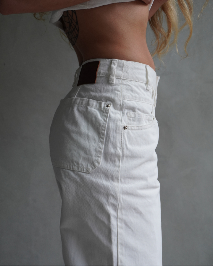 JEAN STRAIGHT DOBLE PRETINA BLANCO