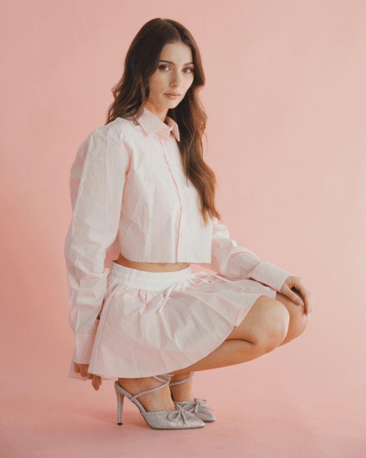 CAMISA MANGA LARGA ANTITHESIS ROSA