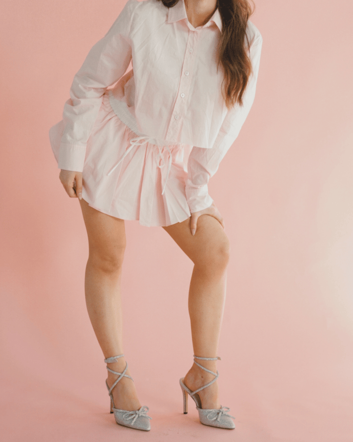 CAMISA MANGA LARGA ANTITHESIS ROSA
