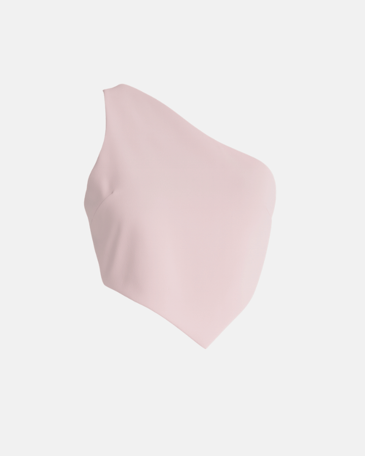 TOP ASIMÉTRICO GLO ROSA
