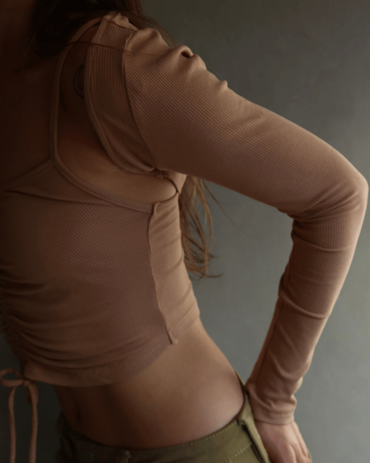MANGAS RIBBED COVER NUDE