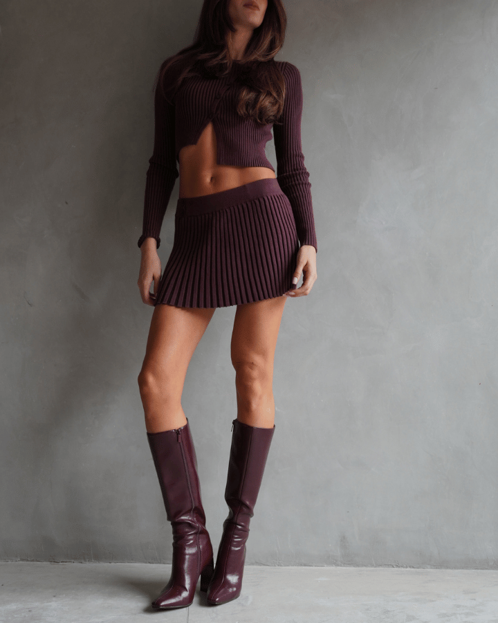 MINI FALDA DREAMING UVA