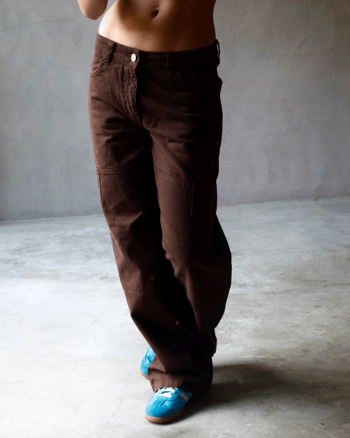 JEAN ANCHO CARGO CARPENTER CAFÉ