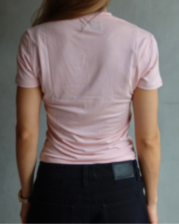 CAMISETA MANGA CORTA PRETTY MATH BABY TEE ROSA