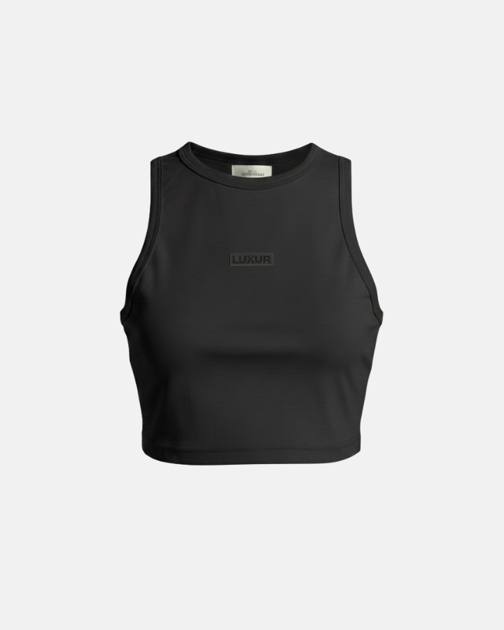 LUXUR BABY TANK TOP NEGRO