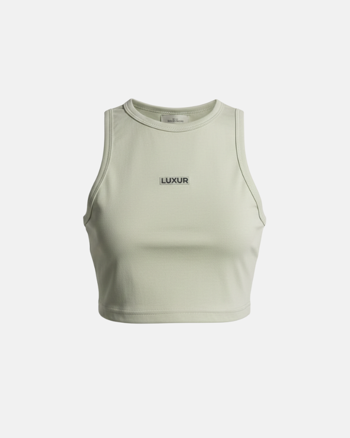 LUXUR BABY TANK TOP PISTACHIO NUDE