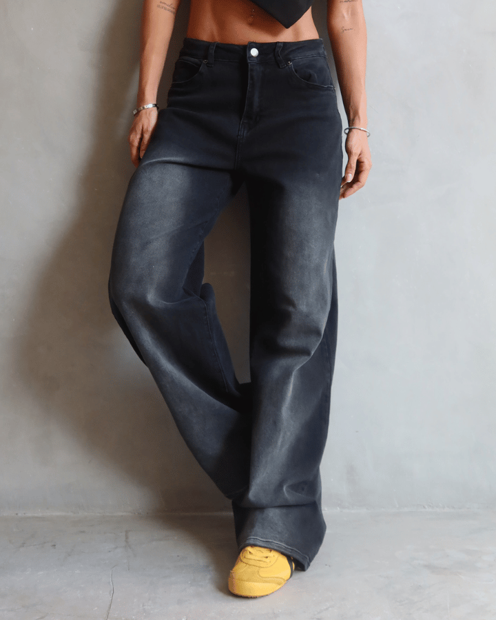 JEAN PREMIUM DENIM CRAWFORD LAVADO NEGRO