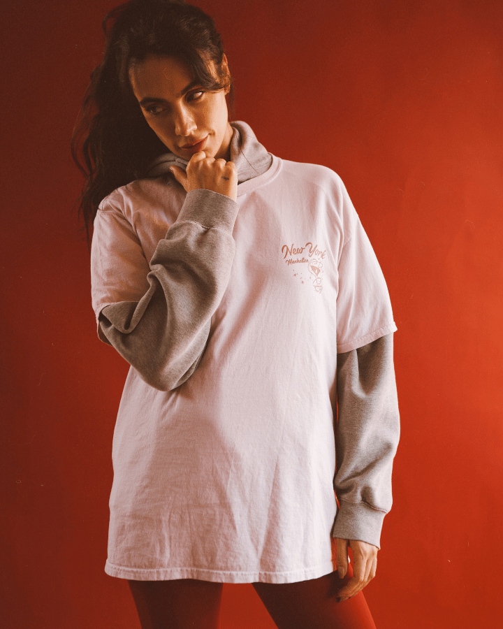 NEW YORK CAMISETA ROSA