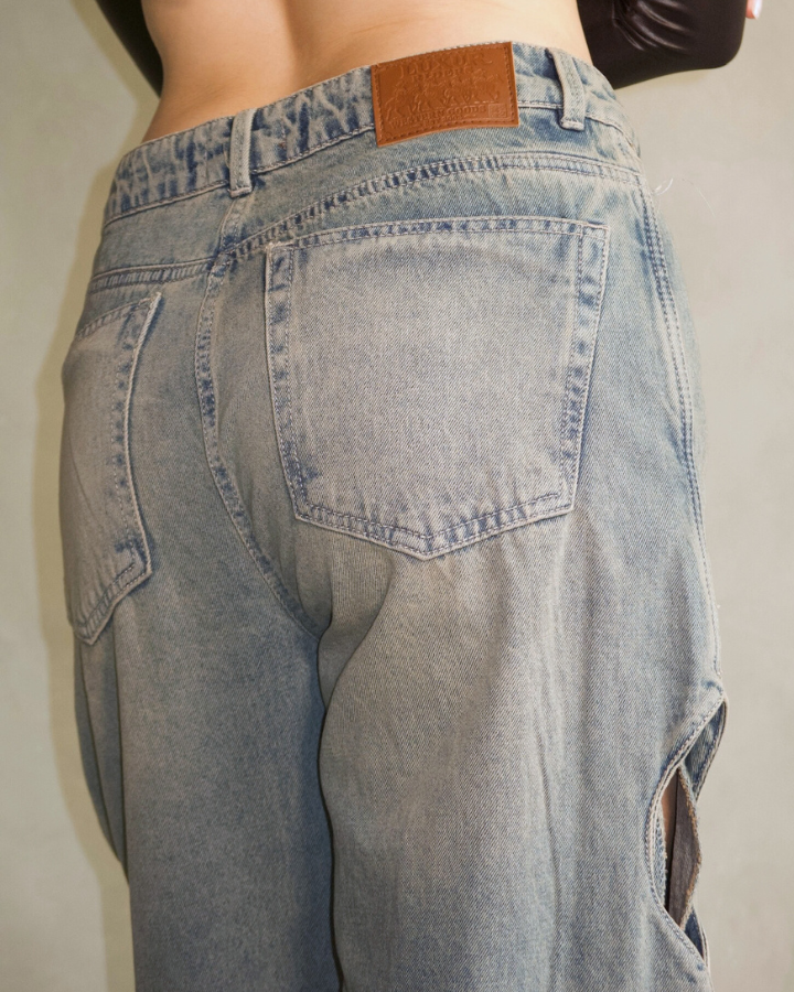 JEAN HOOPS STRAIGHT FIT AZUL VINTAGE