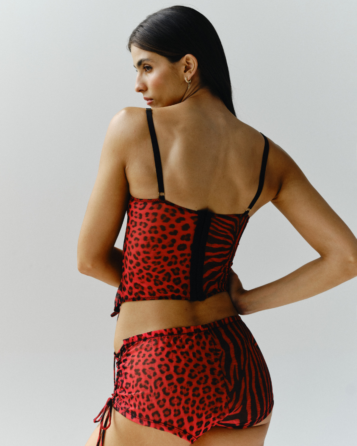 MAI PETIT CORSET KIM CHERRY ROJO
