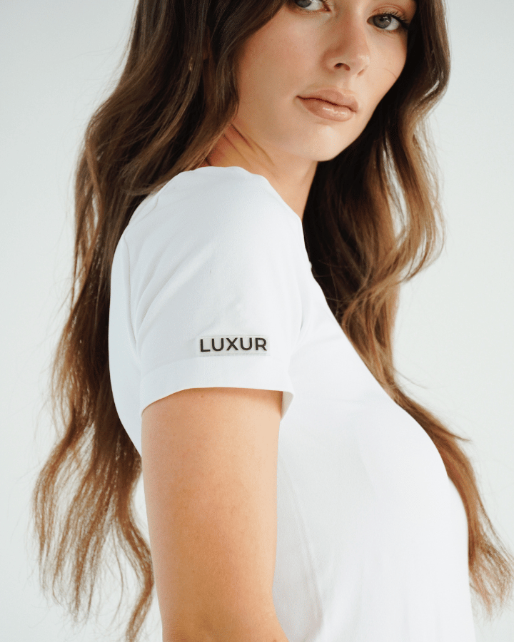 LUXUR BODY MANGA CORTA BLANCO