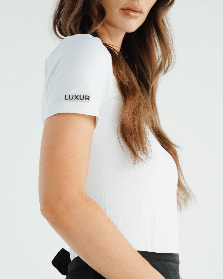 LUXUR BODY MANGA CORTA BLANCO