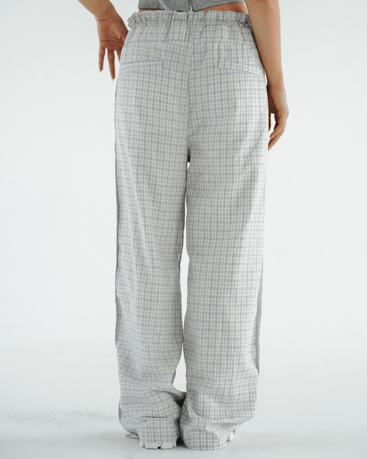 PANTALÓN BONHEUR DE CUADROS COMBINADO