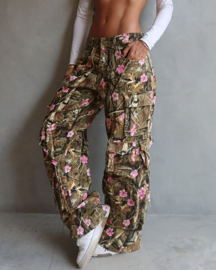 PANTALÓN PREMIUM CARGO CAMUFLADO TOKYO ANCHO