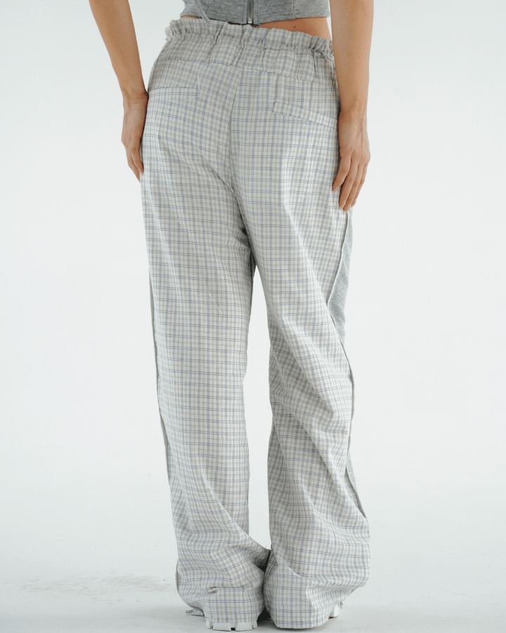 PANTALÓN BONHEUR DE CUADROS COMBINADO