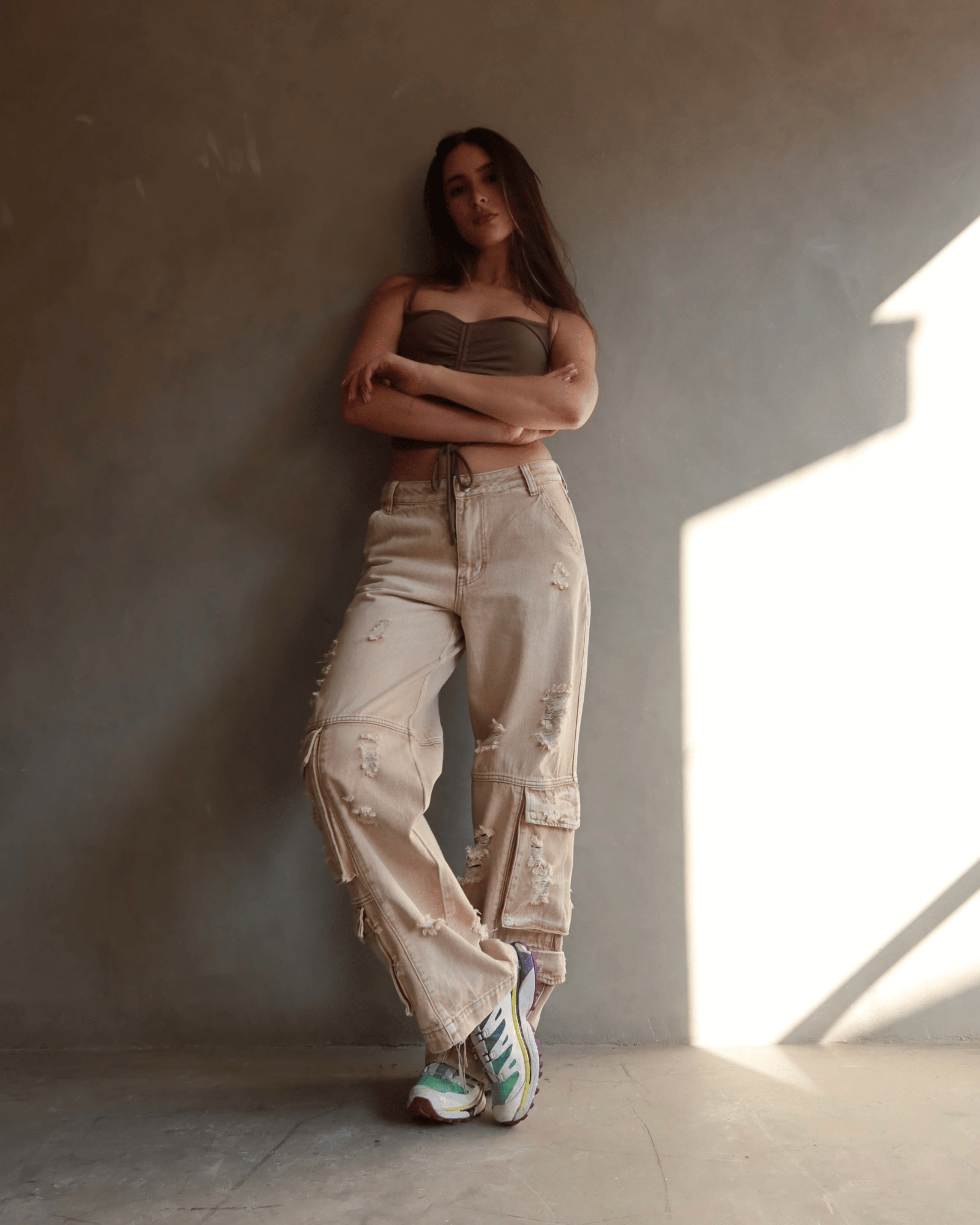 JEAN PREMIUM CARGO DESTROYED NUDE