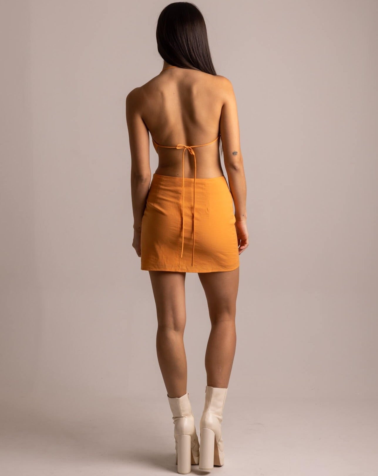 FALDA ENCORE NARANJA