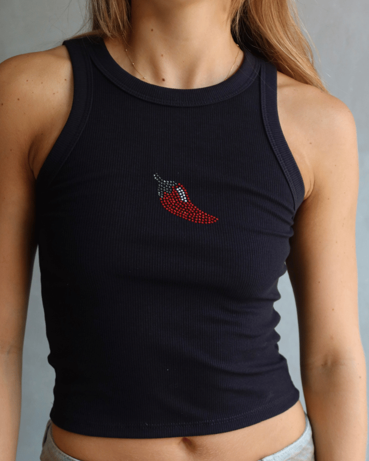 TANK TOP CHILI NEGRO