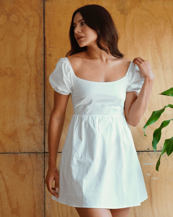 MINI VESTIDO ARIA BLANCO