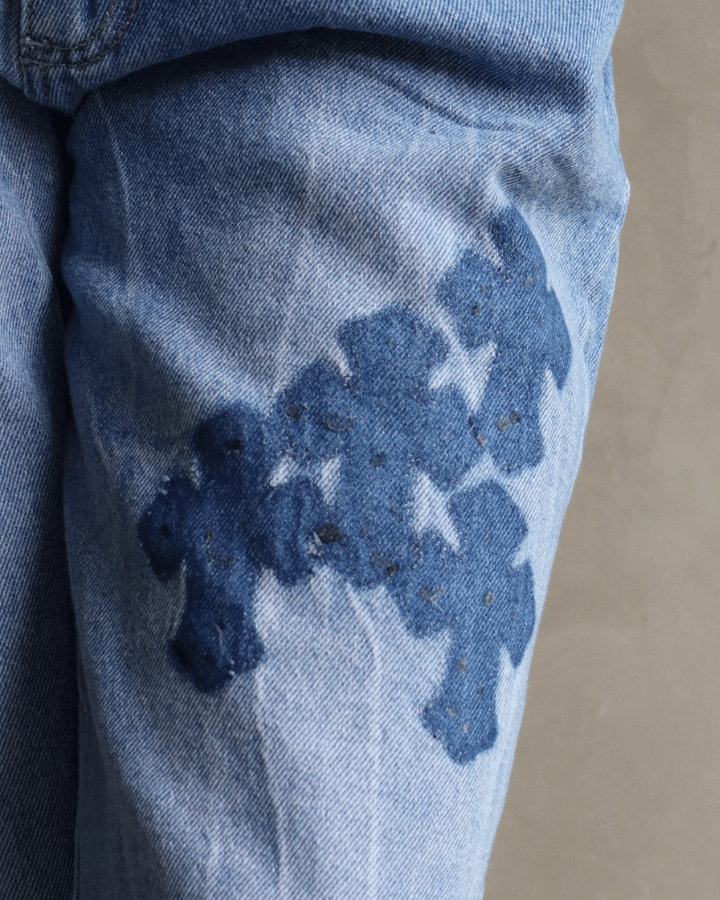 JEAN RELAXED FIT NOT CH BURNT CROSS AZUL