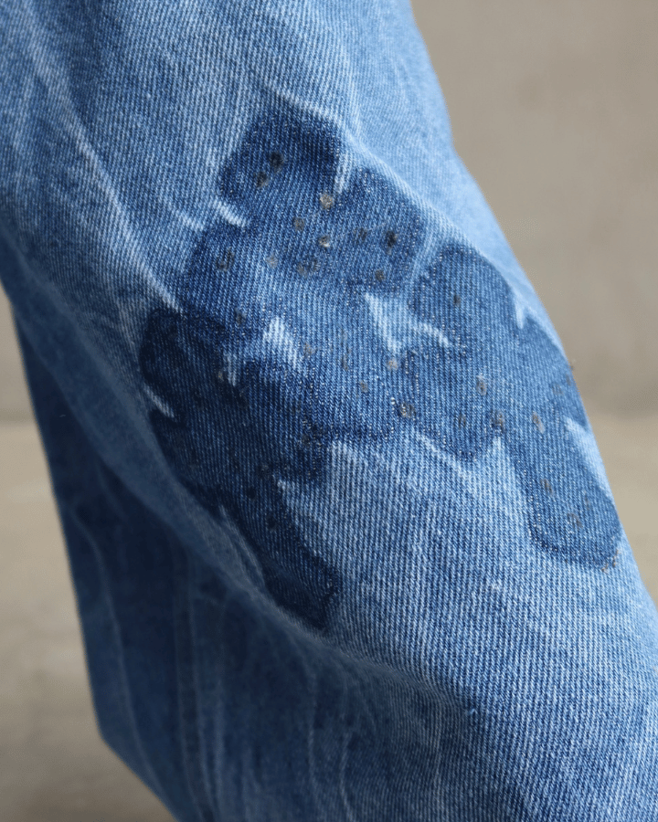 JEAN RELAXED FIT NOT CH BURNT CROSS AZUL