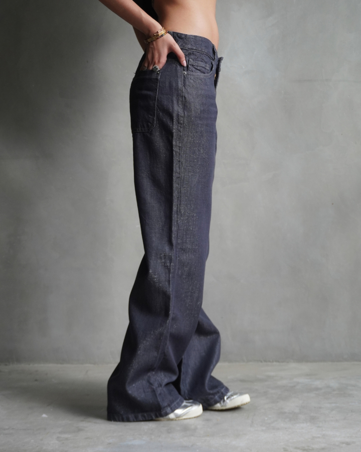 JEAN RECTO LIVIANO STELLAR LUREX BRILLANTE GRIS