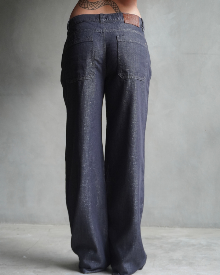 JEAN RECTO LIVIANO STELLAR LUREX BRILLANTE GRIS