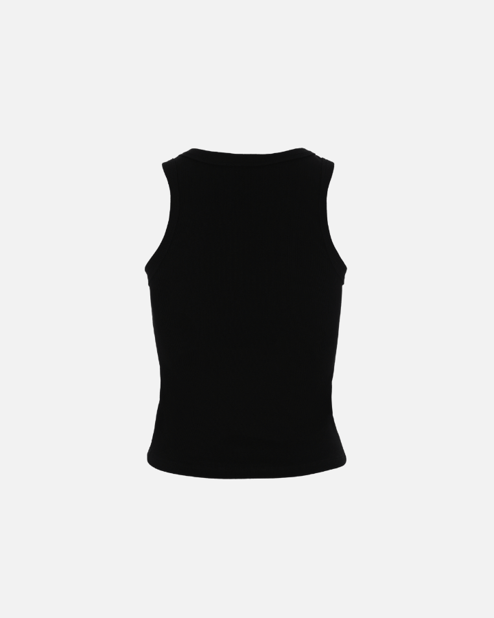 CELEIT TANK TOP RIB NEGRO