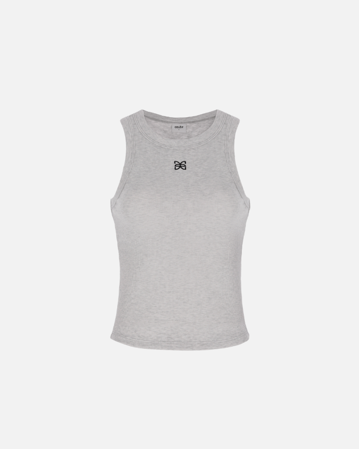 CELEIT TANK TOP RIB GRIS