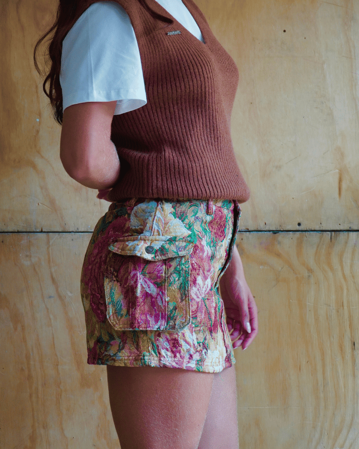 FALDA CARGO DE JACQUARD