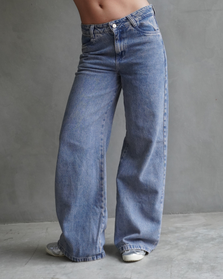 JEAN ANCHO STRAIGHT COTTON CANDY WASH AZUL