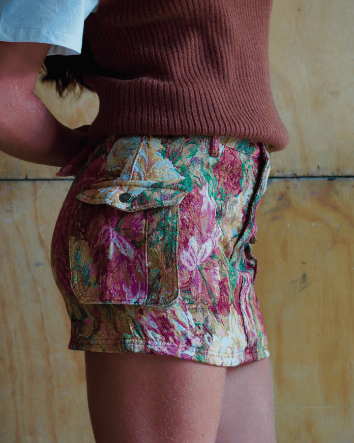 FALDA CARGO DE JACQUARD