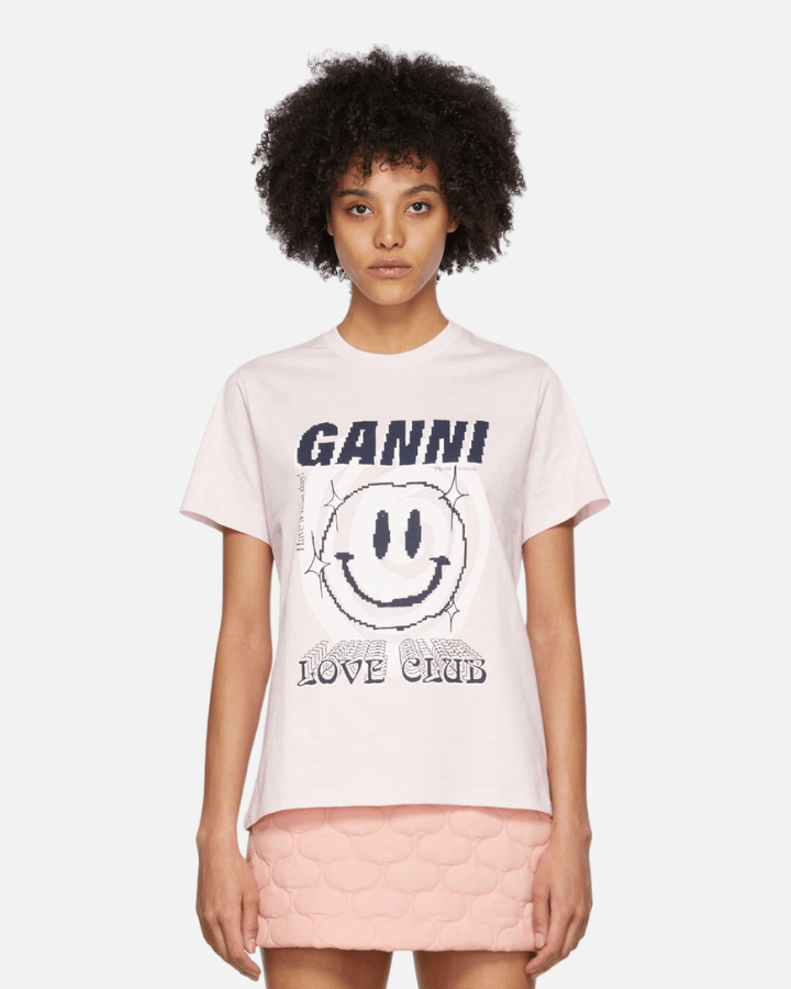 GANNI CAMISETA LOVE CLUB