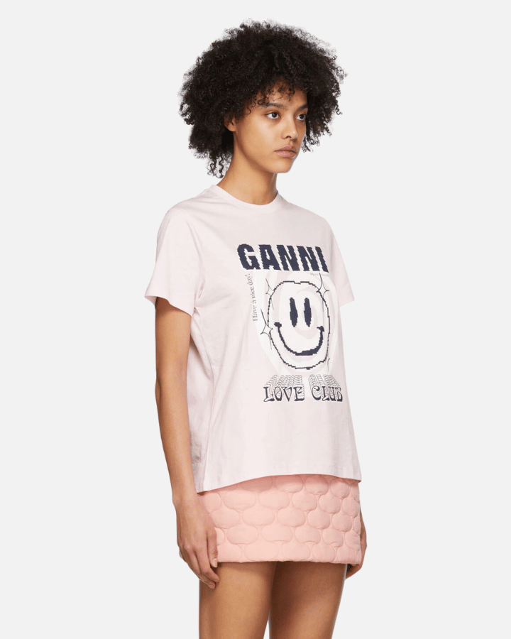 GANNI CAMISETA LOVE CLUB