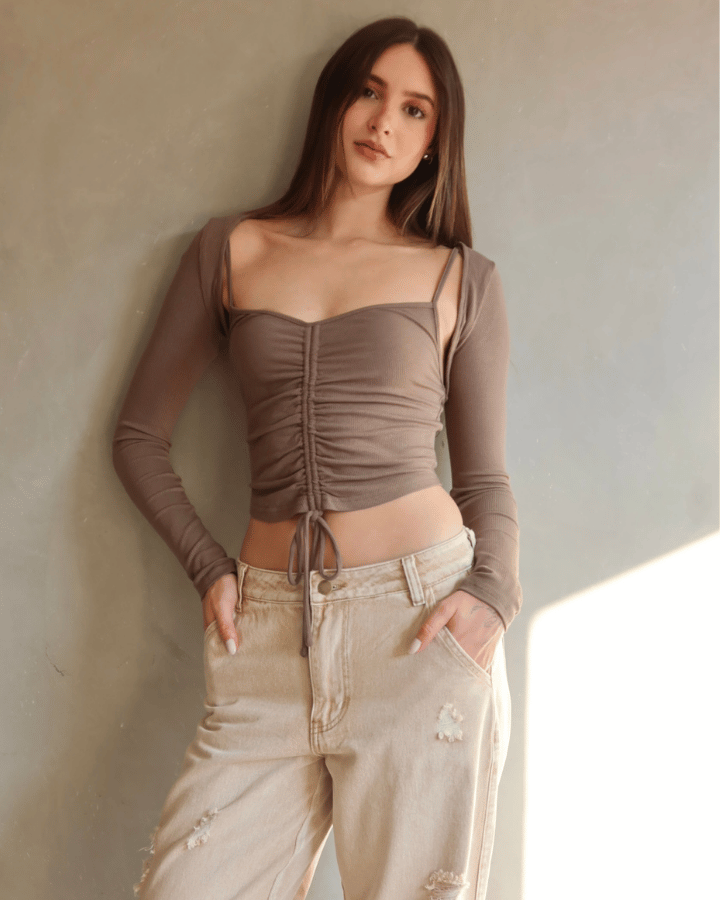 MANGAS RIBBED COVER GRIS