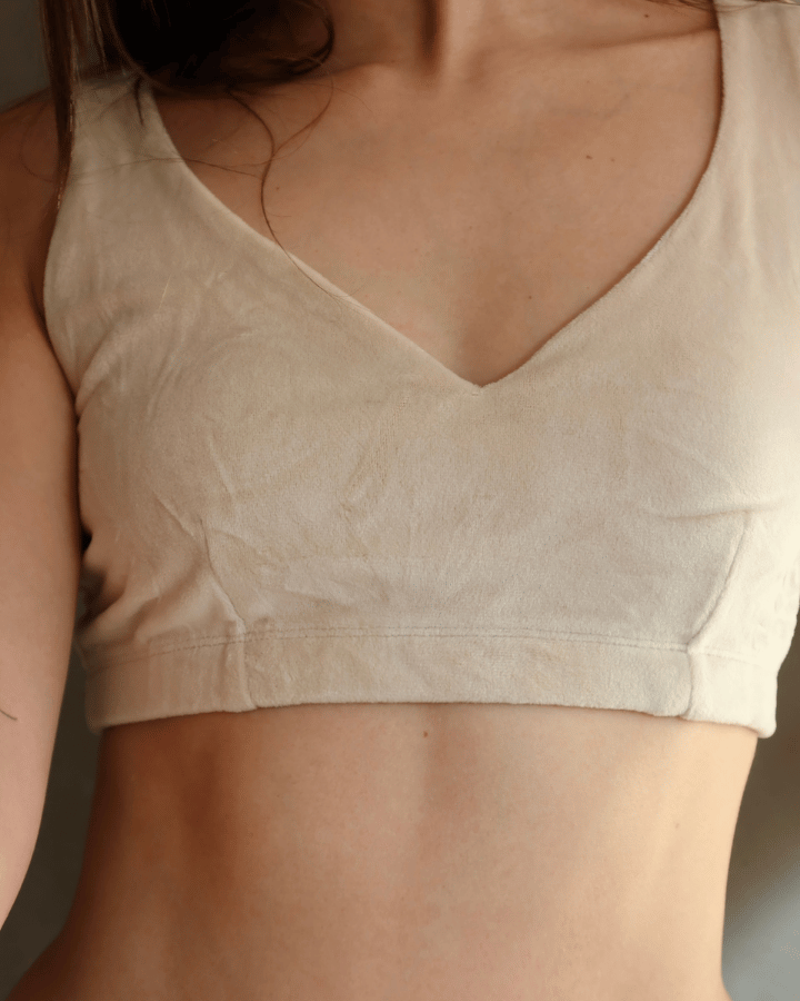 TOP TERCIOPELO AURA NUDE