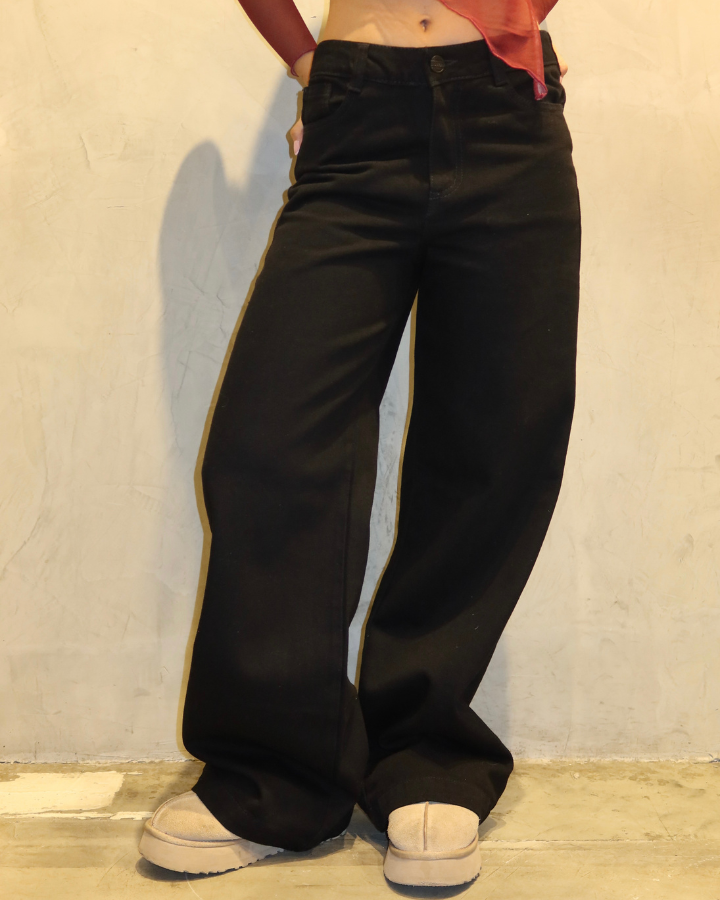 JEAN STRAIGHT BASIC NEGRO