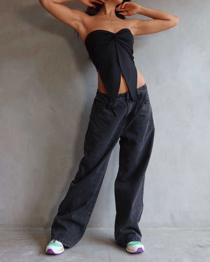 JEAN ANCHO OVERSIZED BACKSTAGE NEGRO