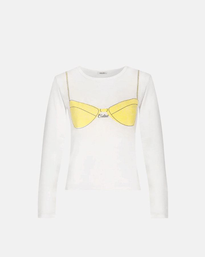 CELEIT CAMIBUZO BIKINI BLANCO/AMARILLO